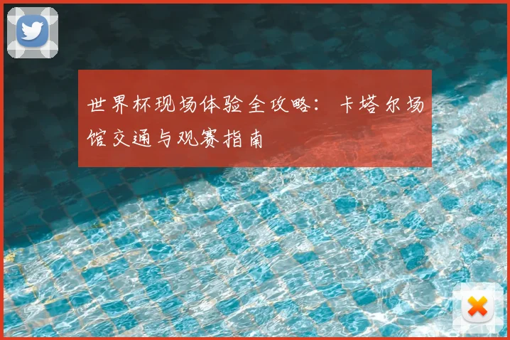 世界杯现场体验全攻略:卡塔尔场馆交通与观赛指南