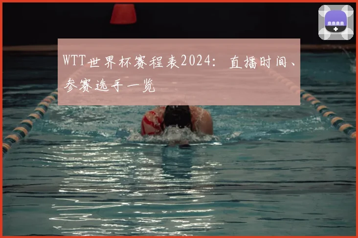 WTT世界杯赛程表2024：直播时间、参赛选手一览