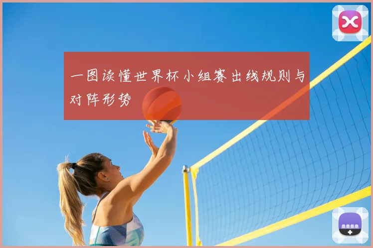 一图读懂世界杯小组赛出线规则与对阵形势