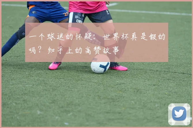 一个球迷的怀疑：世界杯真是假的吗？知乎上的高赞故事